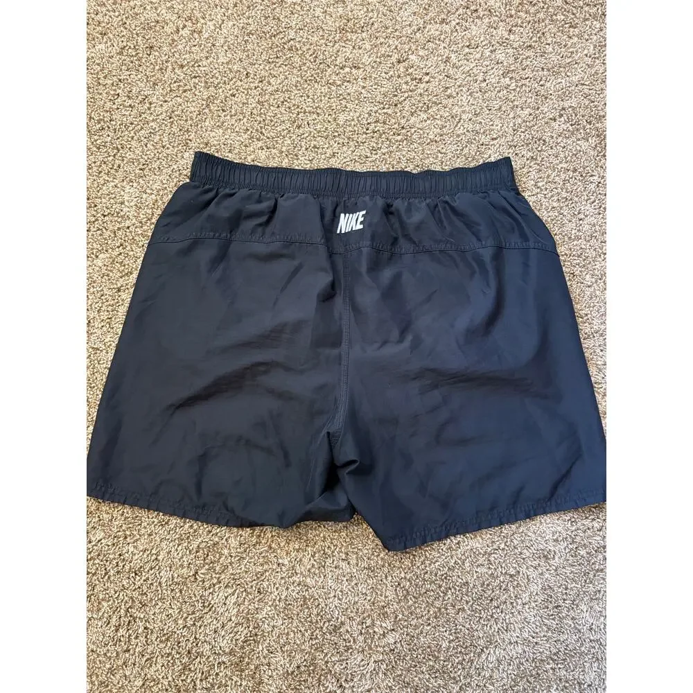Vintage Nike Made In USA Lightweight Athletic Swim Shorts Mens Size XL Black